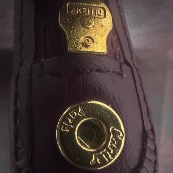 Cartier pouch mast line Bordeaux Women Men Authentic - Picture 6 of 6